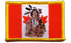 Canada Indian Patch, Badge - 3.15 x 2.35 inch