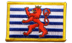 Luxembourg lion Patch, Badge - 3.15 x 2.35 inch