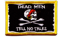 Pirate Dead men tell no tales Patch, Badge - 3.15 x 2.35 inch