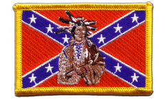 USA Southern United States with Indian Patch, Badge - 3.15 x 2.35 inch