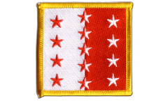 Switzerland Canton Valais Patch, Badge - 2.75 x 2.75 inch