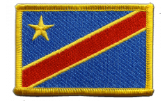 Democratic Republic of the Congo Patch, Badge - 3.15 x 2.35 inch
