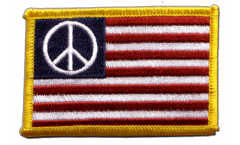 USA PEACE Patch, Badge - 3.15 x 2.35 inch