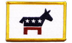 USA Democrats Patch, Badge - 3.15 x 2.35 inch