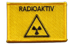 Radioactive Patch, Badge - 3.15 x 2.35 inch