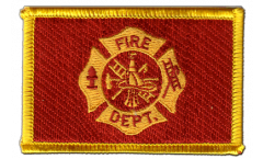 USA US Fire Department Patch, Badge - 3.15 x 2.35 inch