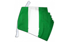 Nigeria Bunting Flags - 12 x 18 inch
