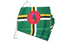 Dominica Bunting Flags - 12 x 18 inch