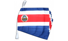 Costa Rica Bunting Flags - 12 x 18 inch