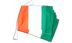 Ivory Coast Bunting Flags - 12 x 18 inch