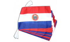 Paraguay Bunting Flags - 12 x 18 inch