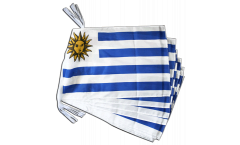Uruguay Bunting Flags - 12 x 18 inch