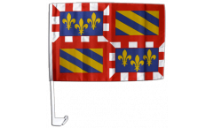 France Burgundy Car Flag - 12 x 16 inch