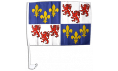 France Picardie Car Flag - 12 x 16 inch