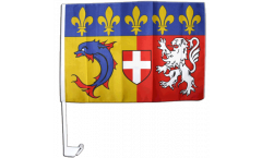 France Alpes Car Flag - 12 x 16 inch