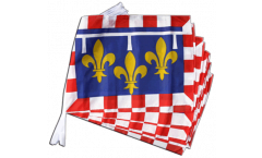 France Centre Bunting Flags - 12 x 18 inch
