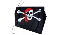 Pirate with bandana Bunting Flags - 12 x 18 inch