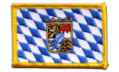 Germany Bavaria with coat of arms Patch, Badge - 3.15 x 2.35 inch