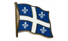 Canada Quebec Flag Pin, Badge - 1 x 1 inch