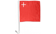 Switzerland Canton Schwyz Car Flag - 12 x 12 inch