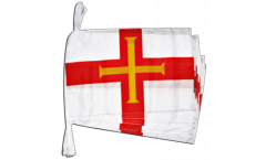 Great Britain Guernsey Bunting Flags - 12 x 18 inch