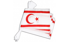 North Cyprus Bunting Flags - 5.9 x 8.65 inch