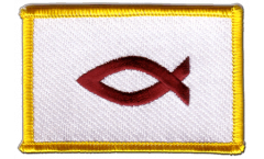Ichthys Ichthus Patch, Badge - 3.15 x 2.35 inch