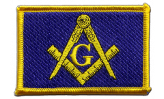 Freemason Patch, Badge - 3.15 x 2.35 inch