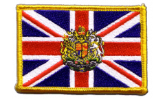 Great Britain with coat of arms Patch, Badge - 3.15 x 2.35 inch