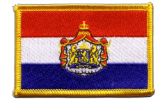 Netherlands with coat of arms Patch, Badge - 3.15 x 2.35 inch