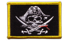 Pirate with bloody sabre Patch, Badge - 3.15 x 2.35 inch