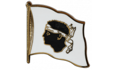 France Corsica Flag Pin, Badge - 1 x 1 inch