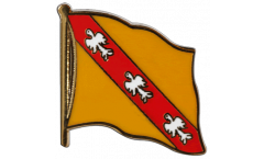 France Lorraine Flag Pin, Badge - 1 x 1 inch