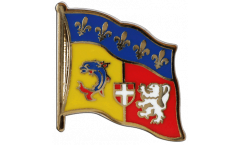 France Alpes Flag Pin, Badge - 1 x 1 inch