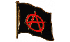 Anarchy  Flag Pin, Badge - 1 x 1 inch