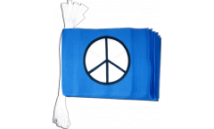 Peace Symbol Bunting Flags - 5.9 x 8.65 inch