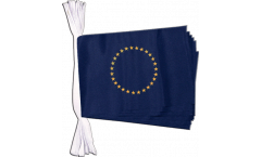 European Union EU with 27 stars Bunting Flags - 5.9 x 8.65 inch