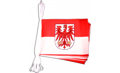 Germany Brandenburg Bunting Flags - 5.9 x 8.65 inch