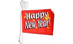 Happy New Year Bunting Flags - 5.9 x 8.65 inch