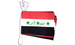 Iraq old 1991-2004 Bunting Flags - 5.9 x 8.65 inch