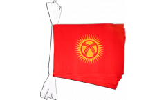 Kyrgyzstan Bunting Flags - 5.9 x 8.65 inch