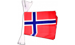 Norway Bunting Flags - 5.9 x 8.65 inch