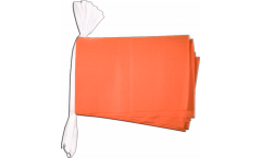 Unicolor orange Bunting Flags - 5.9 x 8.65 inch