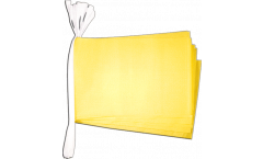 Unicolor yellow Bunting Flags - 5.9 x 8.65 inch