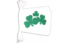 Ireland Shamrock Bunting Flags - 5.9 x 8.65 inch