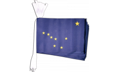 USA Alaska Bunting Flags - 5.9 x 8.65 inch