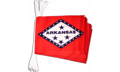USA Arkansas Bunting Flags - 5.9 x 8.65 inch