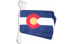 USA Colorado Bunting Flags - 5.9 x 8.65 inch