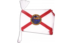 USA Florida Bunting Flags - 5.9 x 8.65 inch