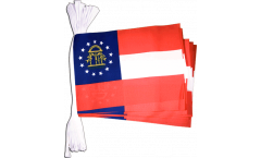 USA Georgia Bunting Flags - 5.9 x 8.65 inch